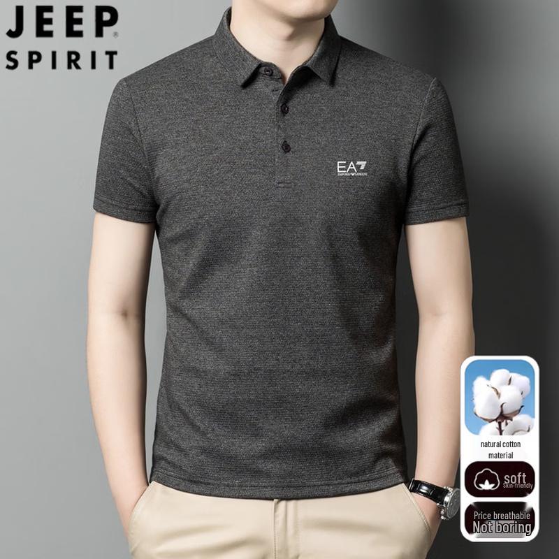

JEEP SPIRIT Men s 2026 Summer Pineapple Print Polo Shirt 2XL