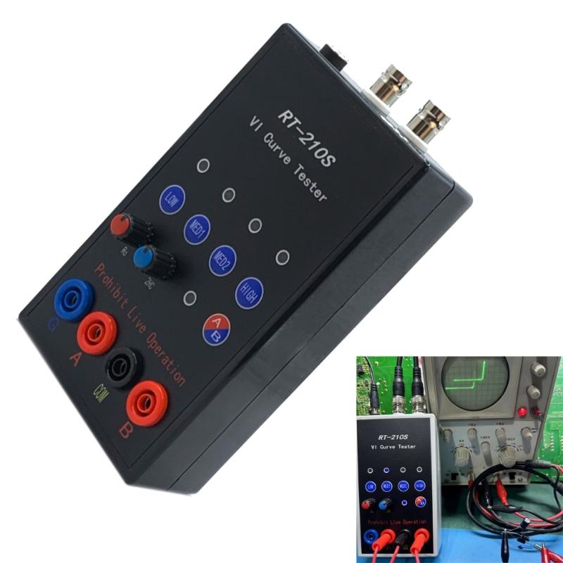 Advanced 210S Curves Tester 2CH for Electronics with Adjustable Internal Resistance and Triggering Signal Output