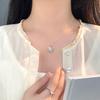 Smart Flower Necklace for Women's Light Luxury and Sweet Clavicle Chain New Rotatable Neckpiece