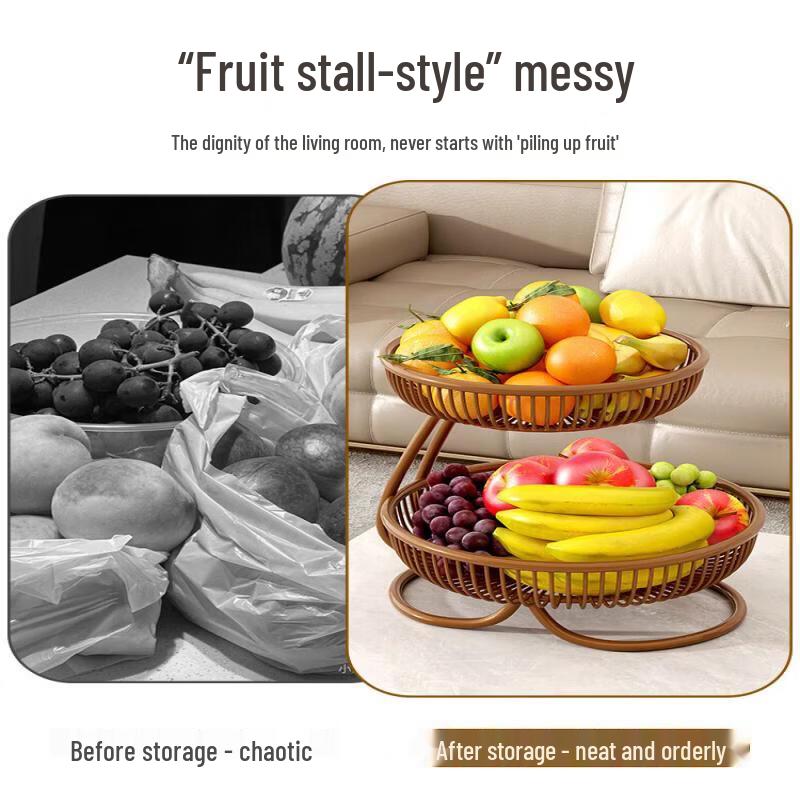 Elegant Melamine Fruit Basket