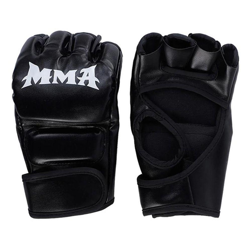 1Pair Professional Training Gloves Kickboxing Gloves for Adult Sanda Boxing UFC Training
