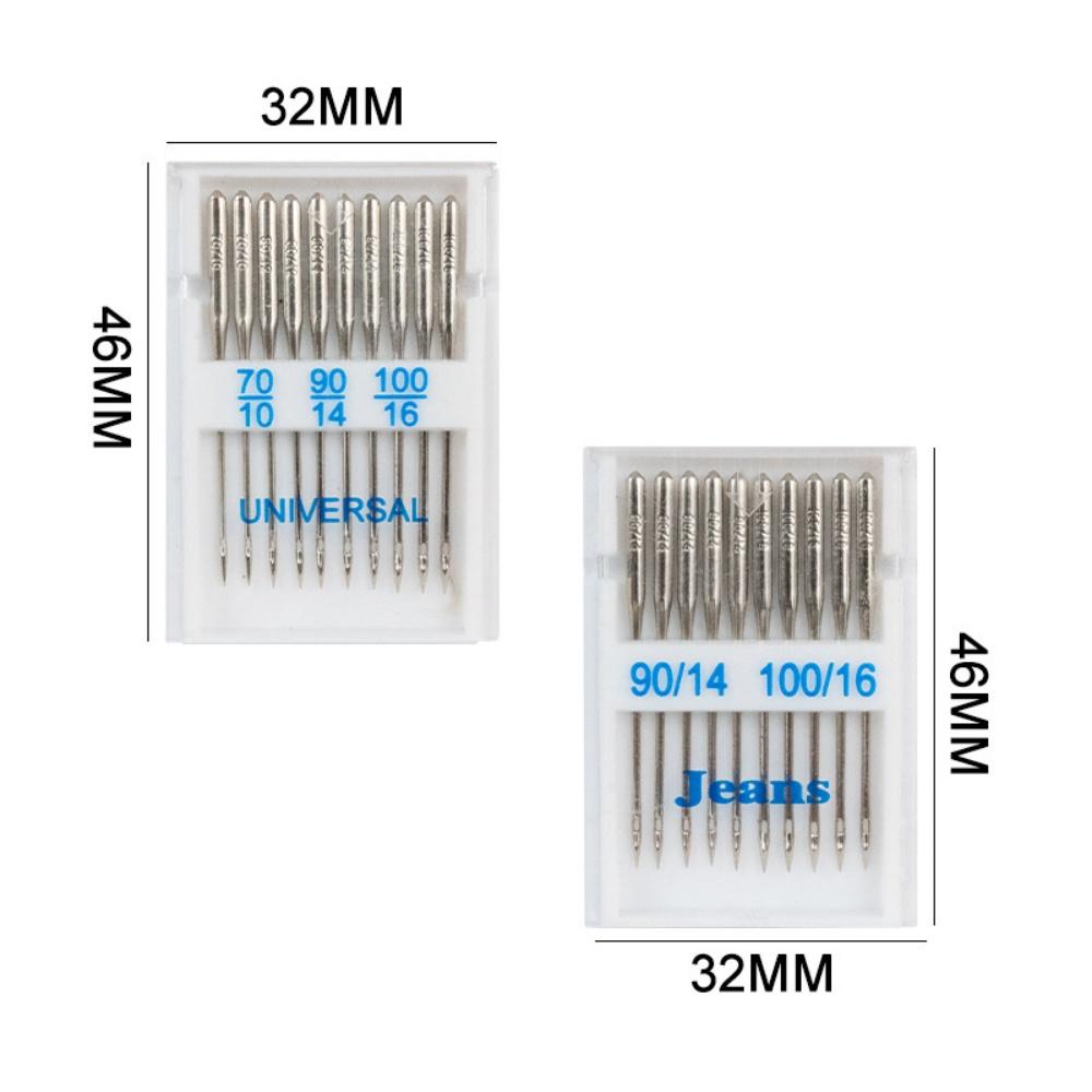 20pcs Sewing Machine Needles Jeans Universal Regular Point Sewing Needles Ball Point Head for Homehold Sewing Machine Supplies