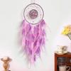  Feathered and Flower Beads Handwoven Dreamcatchers for Home or Party Wall Decors