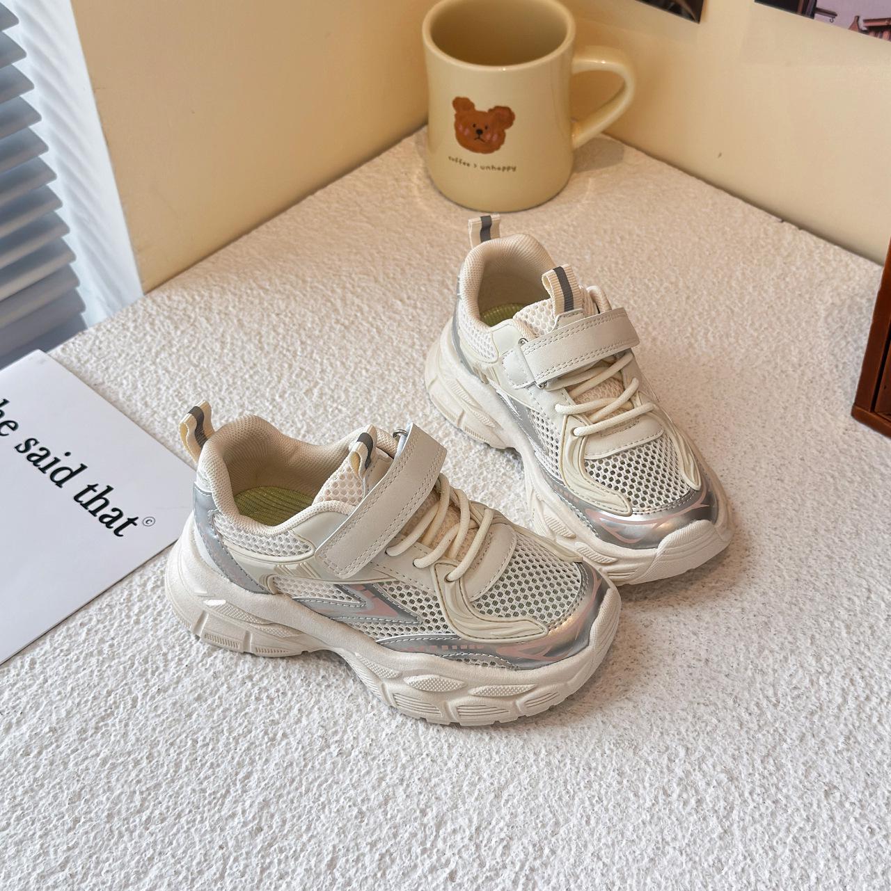 Girls  2026 Breathable Mesh Dad Shoes - Summer Sports Sneakers for Kids 26