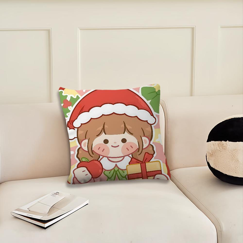 Christmas Cute Couple cushion cover Pillow Cover Decoration Room Home Sofa living Office Car Nordic Simplicity
