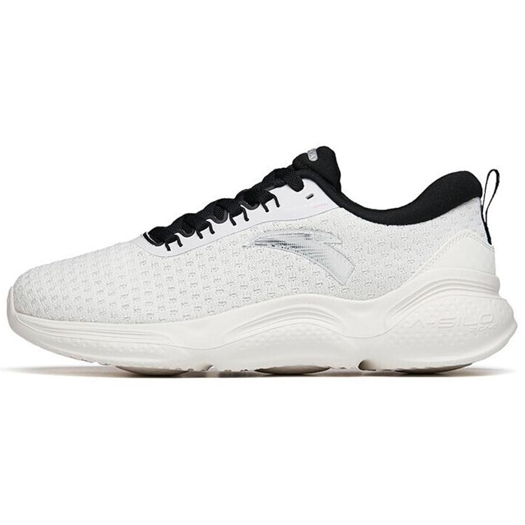 

Anta Cushioning Breathable Wear Resistant Slip Resistant Low Top Running Shoes Men s White Gray Black 41