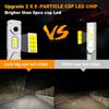 2Pcs 12000LM H1 LED Headlight Bulb H1 LED Canbus Car Head Fog Light Fanless Wireless Mini Size Auto Lamp 12V 6500K White 4300K