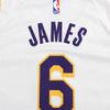 Nike Neformální sportovní souprava Lakers Tým James 6 Dres Dětské sportovní oblečení Bílá 3Z2B7BZ1P-LAK06