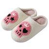 New Halloween crown skull cartoon warm winter cotton slippers men and women couples home indoor cotton slippers