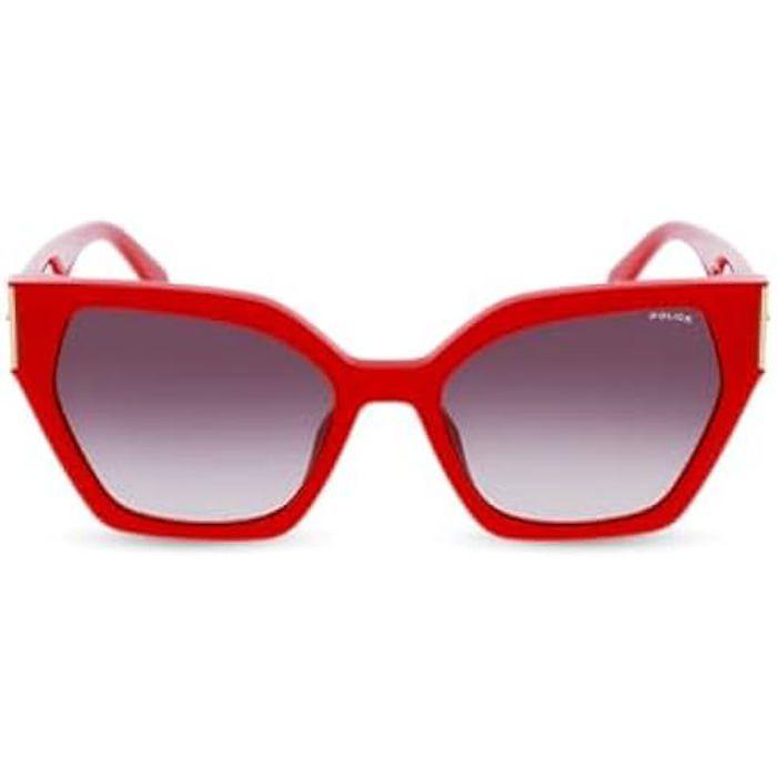 Lunettes de soleil unisexes POLICE SPLL34559M3SG - Rouge - Taille L - Forme Autres - 100% anti-UV