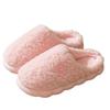 Plush Cotton Slippers Women's Autumn and Winter 2025 New Indoor Home Non-slip Thick Bottom Warm Men's Cotton Slippers