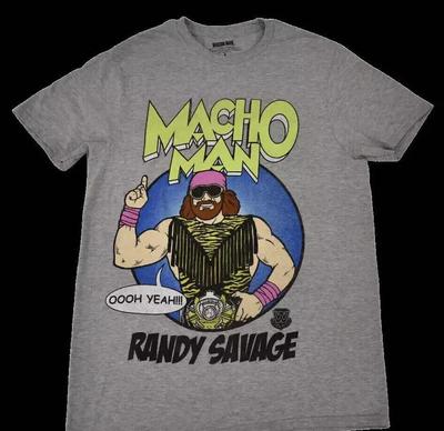 WWE Macho Man T-shirt Macho Man Randy Savage Superstar T-shirt World Wrestling Nuovo