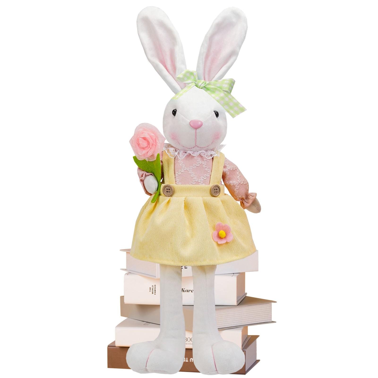 

Пасхальна плюшева лялька Орнамент Пасхальна вечірка Декорація Лялька Подарунок дітям One Size рожевий