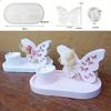 6pcs Single-Hole Candlestick Butterfly Oval Tray Silicone Mold Set | Suitable For Home Decor,Handmade Gifts,Jewelry Display