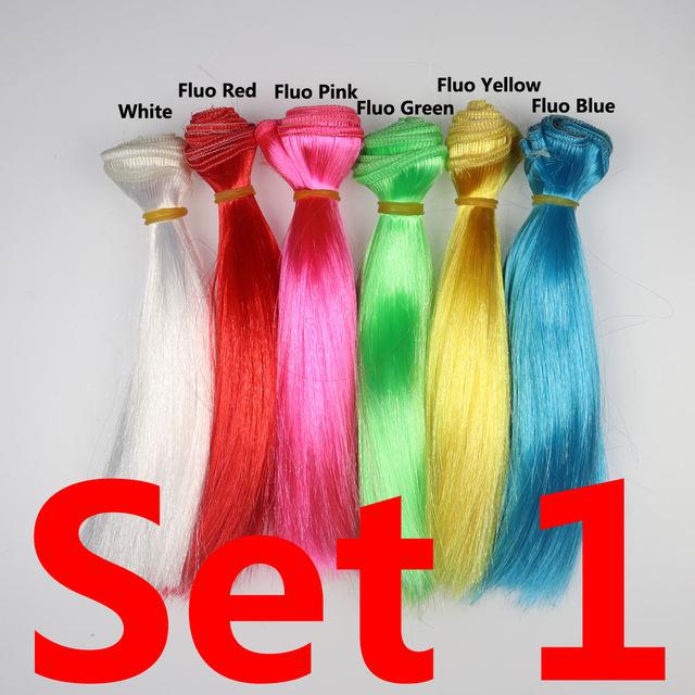 

Bimoo, 6 упаковок, яркое искусственное волокно для вязания мушек, стример для лосося, щуки, мушки, оснастки Sabiki, материал для изготовления флуоресцентного зеленого, розового, желтого цвета