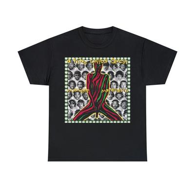 230 Gsm 100% Cotton A Tribe Called Quest T Shirt Midnight Marauders Hip Hop Q Tip Phife Dawg De La Soul Mos Def J Dilla Unisex Heavy Cotton T Shirt