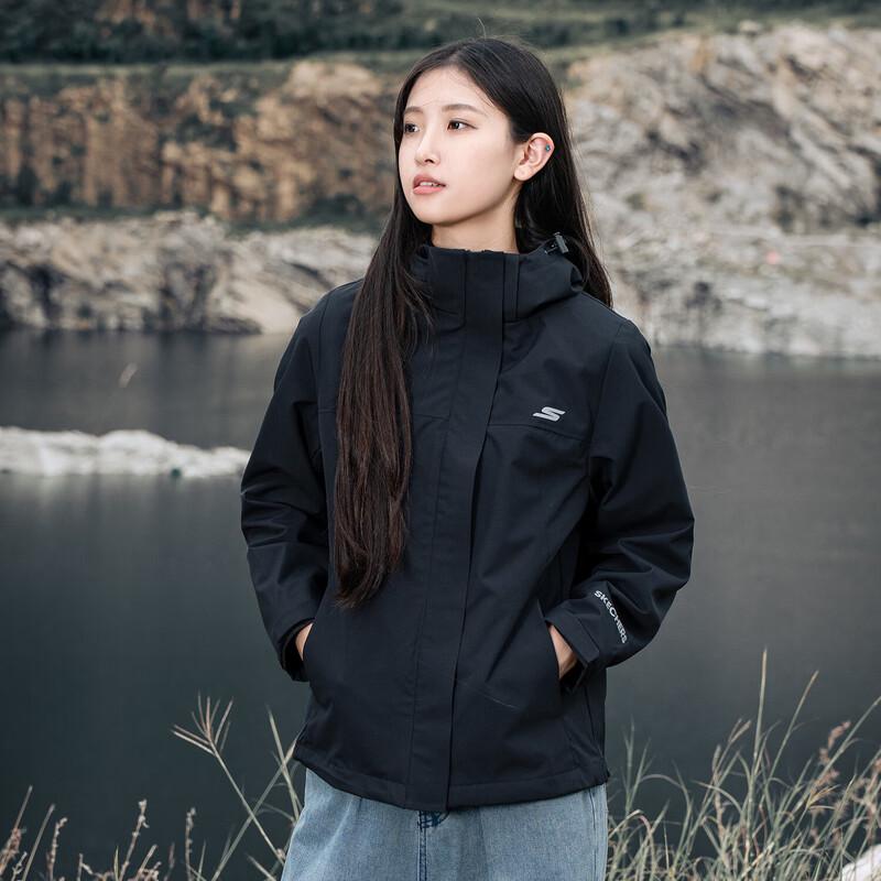 Skechers Women's Autumn/Winter Hooded Windproof Jacket