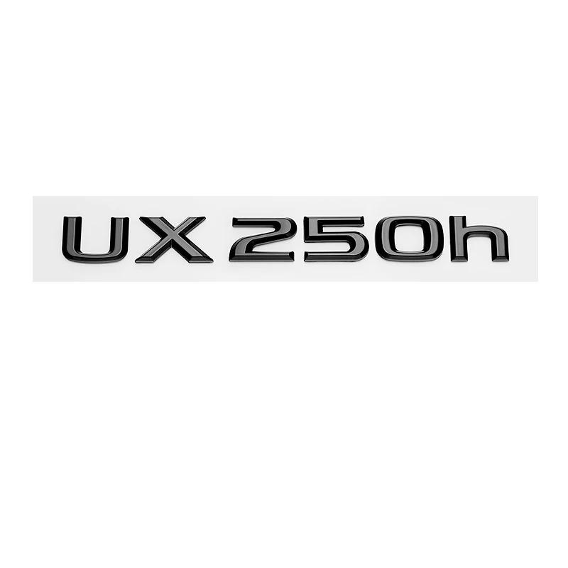 Glossy Black 3D ABS Letters Number UX200 UX250h UX260h HYBRID Emblem For Lexus Car Trunk Logo Sticker Badge Accessories