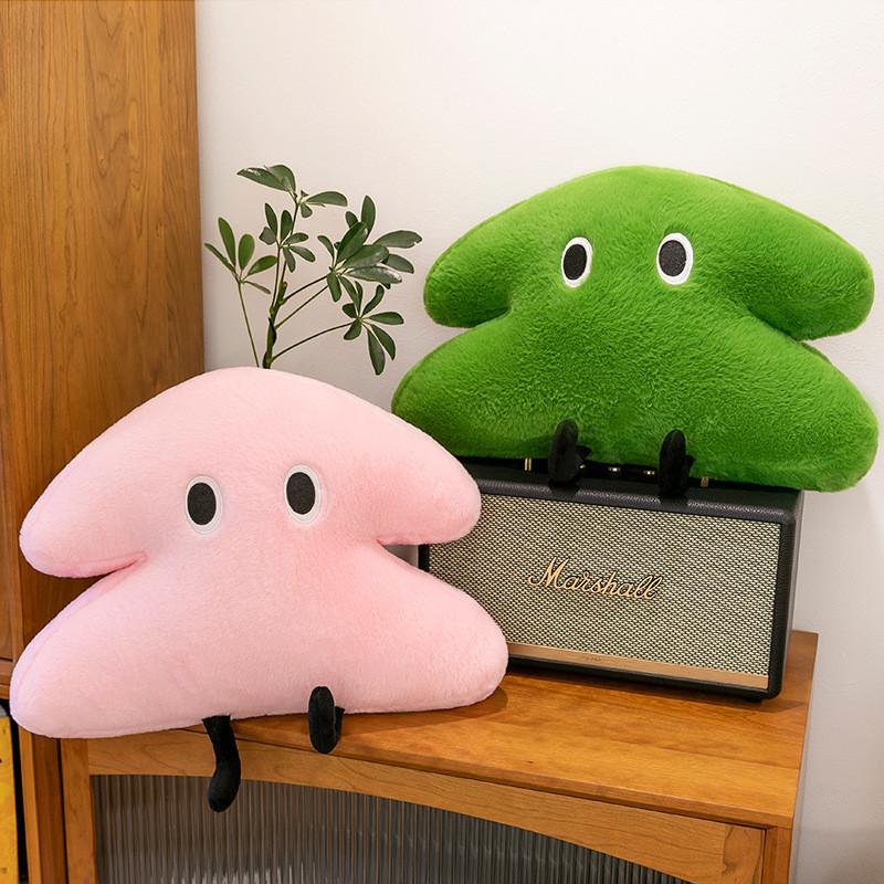 Christmas Tree Shaped Cushion Pillow With Short Plush Material Home Decoration