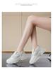 2025 Spring Women's Breathable Mesh Korean Style Thick-Soled Casual Fashion Sneakers