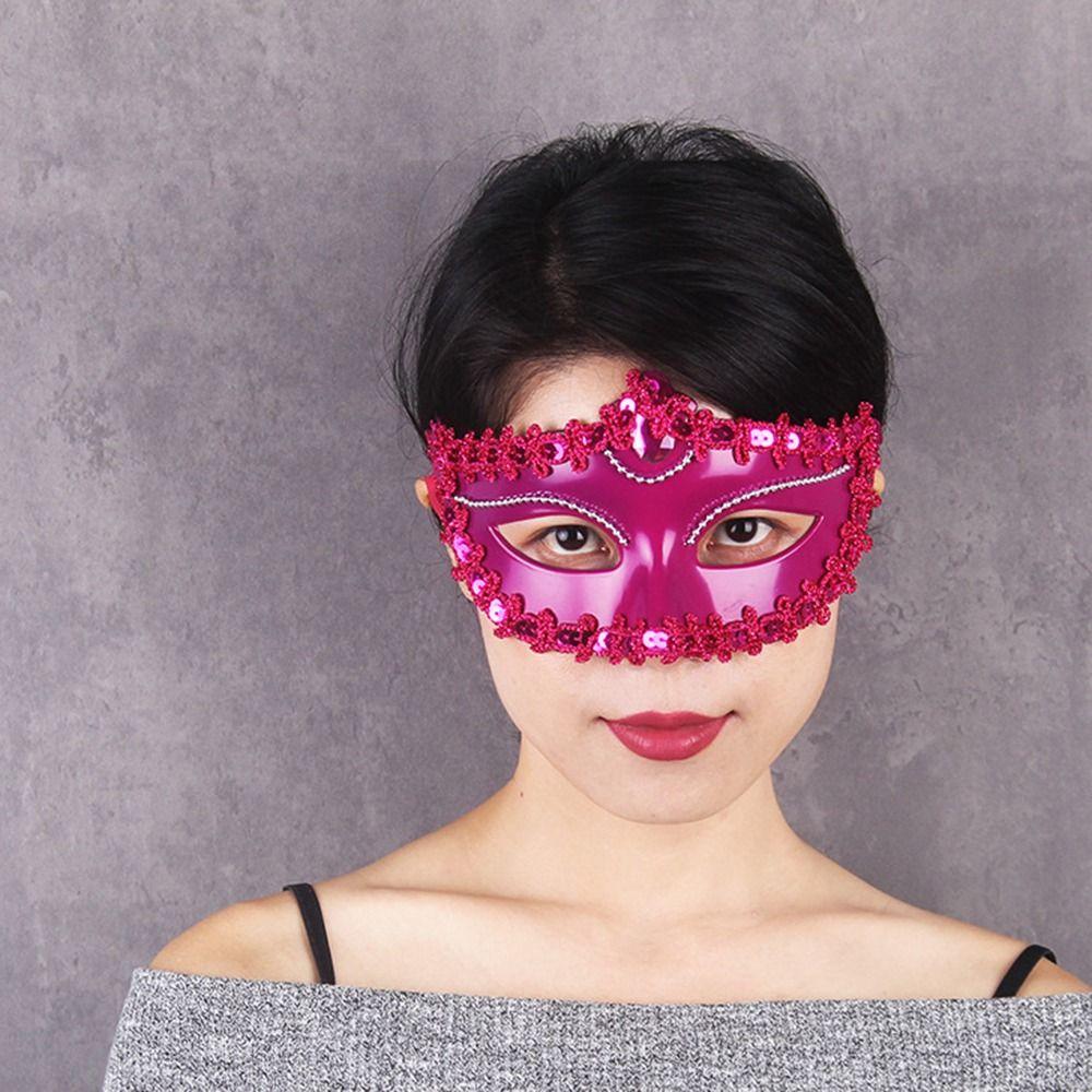 Face Mask Eye Mask  Halloween Supply Party Supplies Lace Masquerade Venice Mask Dance Masks