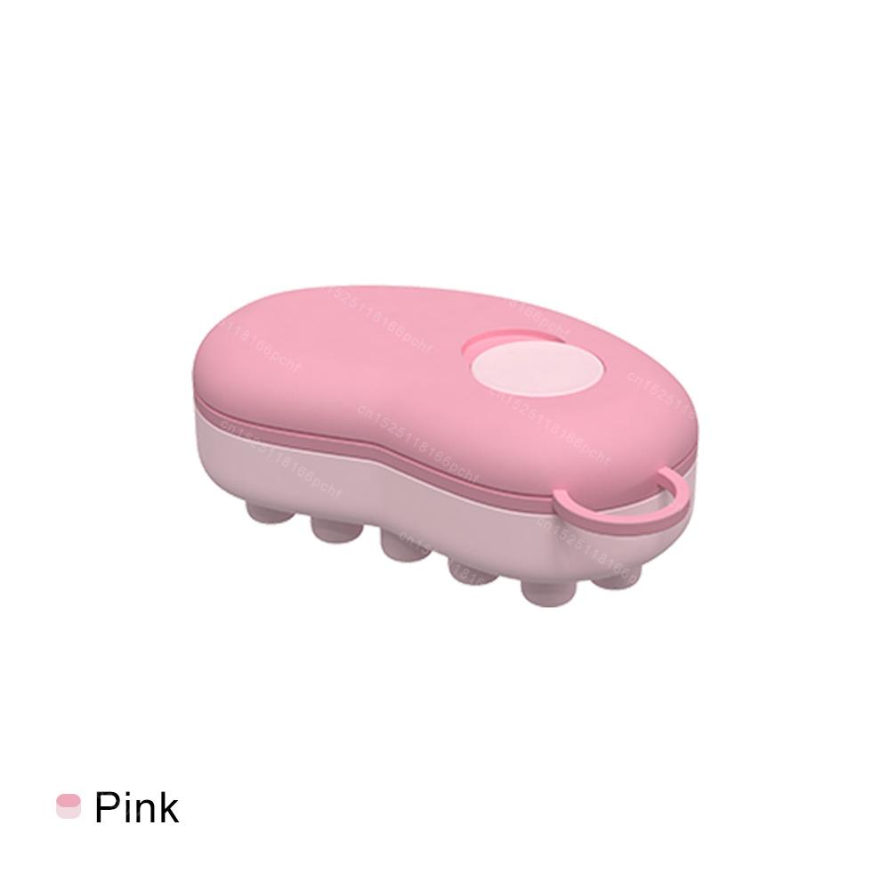 Silicone Rubber Ice Compress Head Therapy Massage Comb Cold Compress Scalp Contraction Massage Beauty Migraine Relief Stress