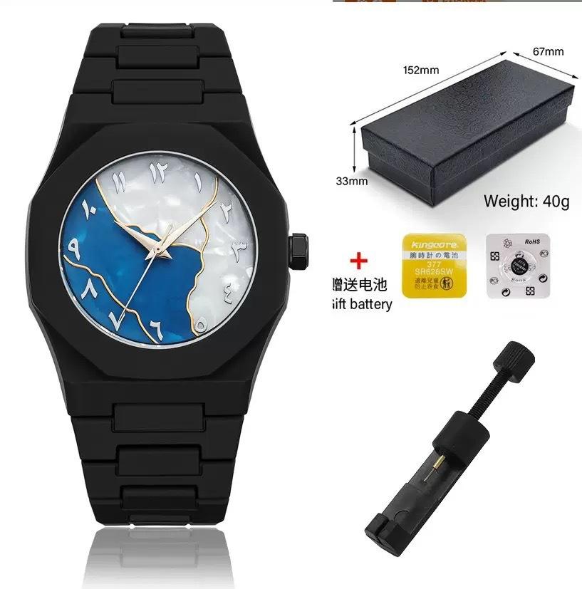 Moderne Minimalistisk Skissering Kreativ Sportsklokke Fritid Enkelt Design Vanntett Silikonrem Kvarts Armbåndsur Klokke Gaver