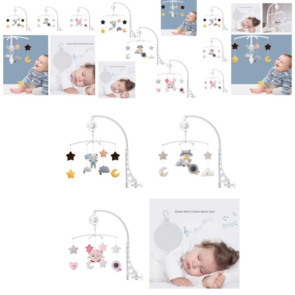 Baby Bett Mobile Spielzeug Drehendes Musikalisches Krippenrassel Für 0-1 Jährige Keine Batterie Erforderlich China Hersteller