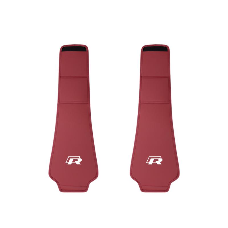 2Pcs Car Seat Headrest Cover Anti-Dirty Elastic Protective Dust Cover Key For Volkswagen VW GTI Golf Caddy Tiguan Amarok Arteon zh3