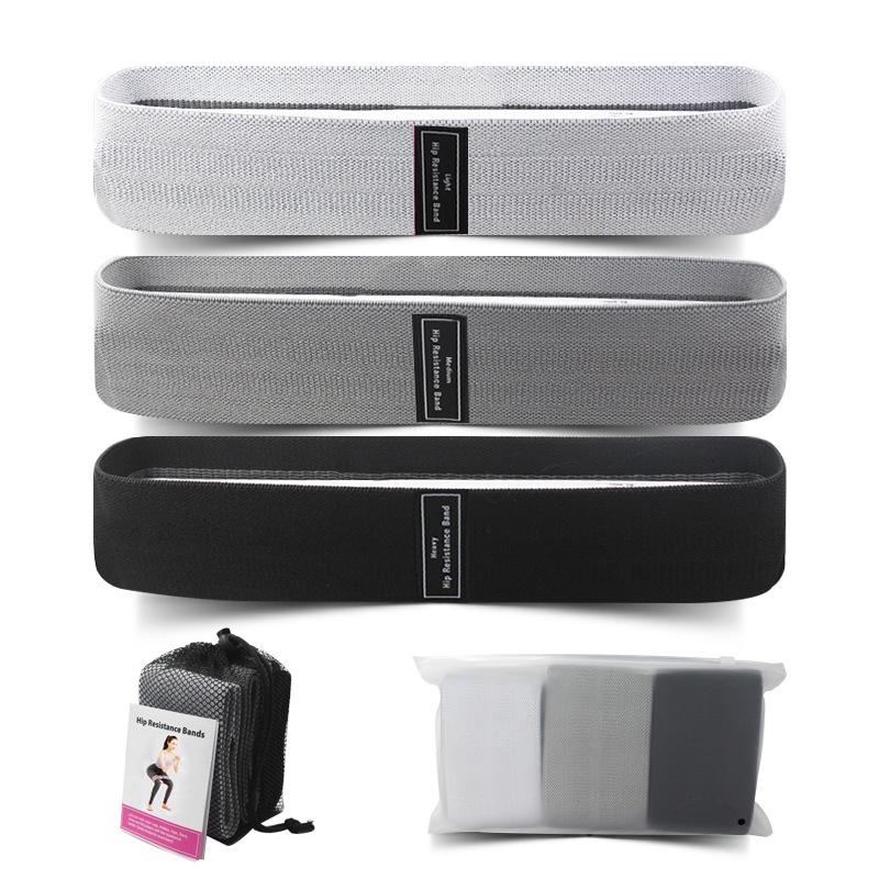 Elastic Resistance Bands for Fitness, Booty, Squat & Glute Workouts