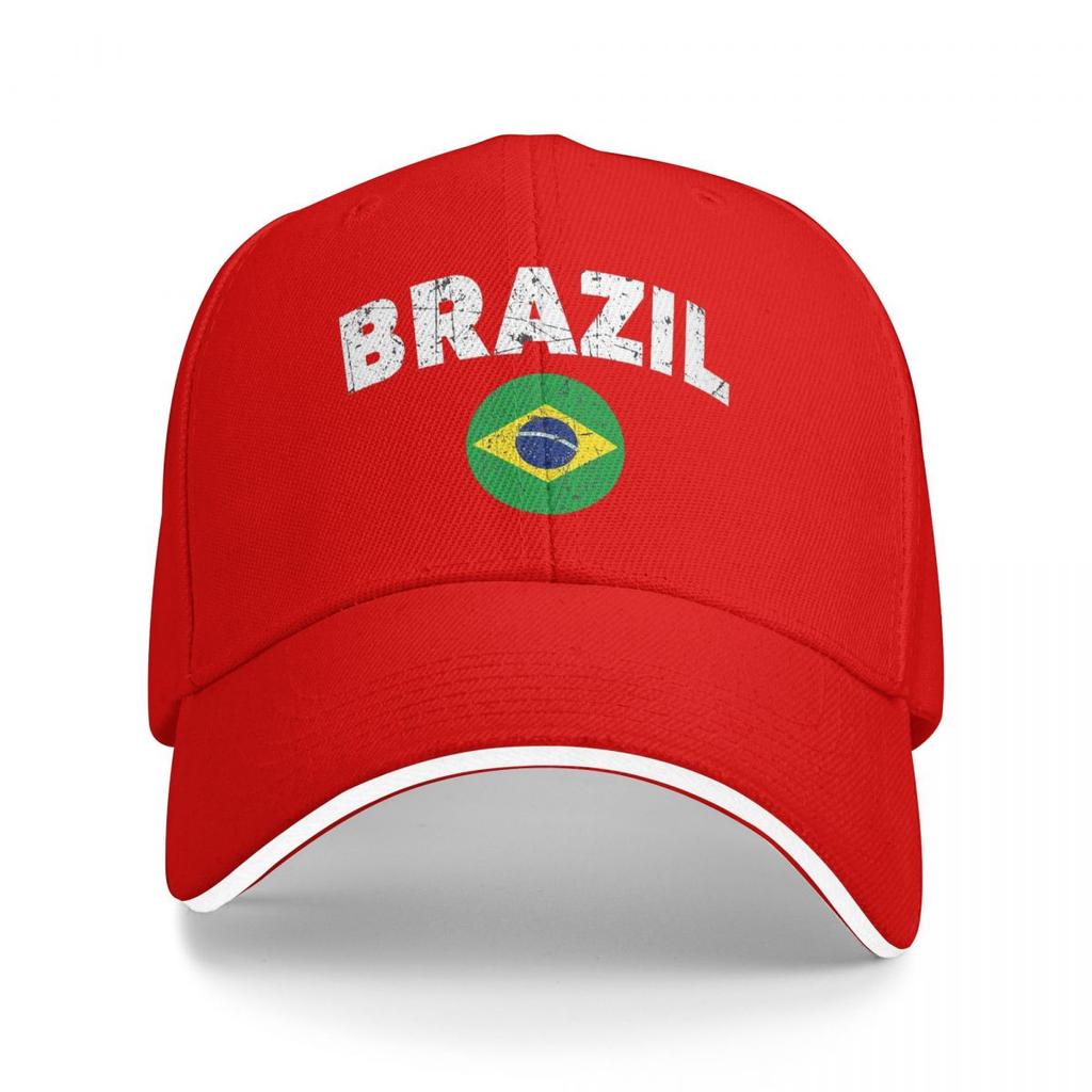 Brazil Soccer Team Football Brazilian Flag Baseball Caps Snapback Baseball Hats Breathable Casual Casquette for Men And Women