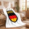 Germany national football team Print Flannel Blanket Soft Warm Sofa Bed Throw Blanket For Home Office Bedroom
