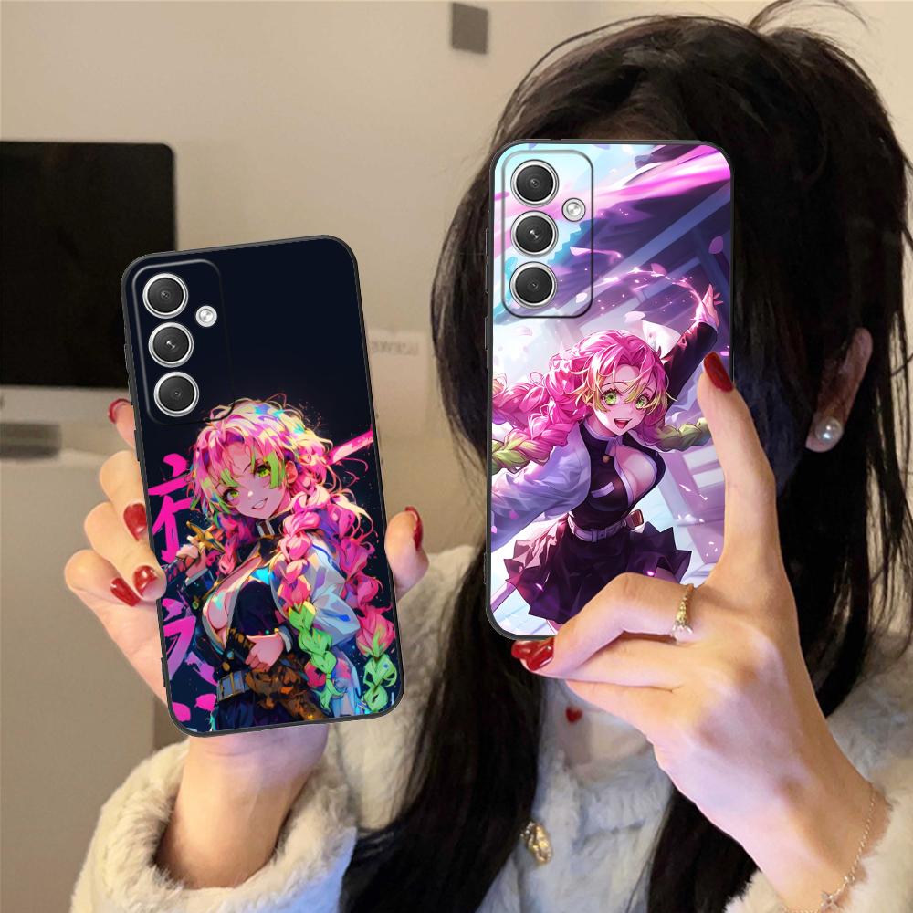 Demon Slayer Mitsuri Phone Case for Samsung Galaxy S25 S24 S23 S22 S21 S20 Note20 Plus FE Ultra Colour Protective Pretty Luxury