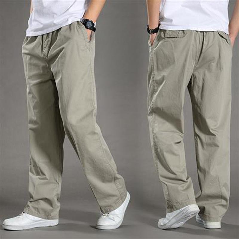 Composite Thick Men's Work Pants Loose Plus Men's Casual Pants Can Be Worn Outdoors Long Pants Trousers Men’s