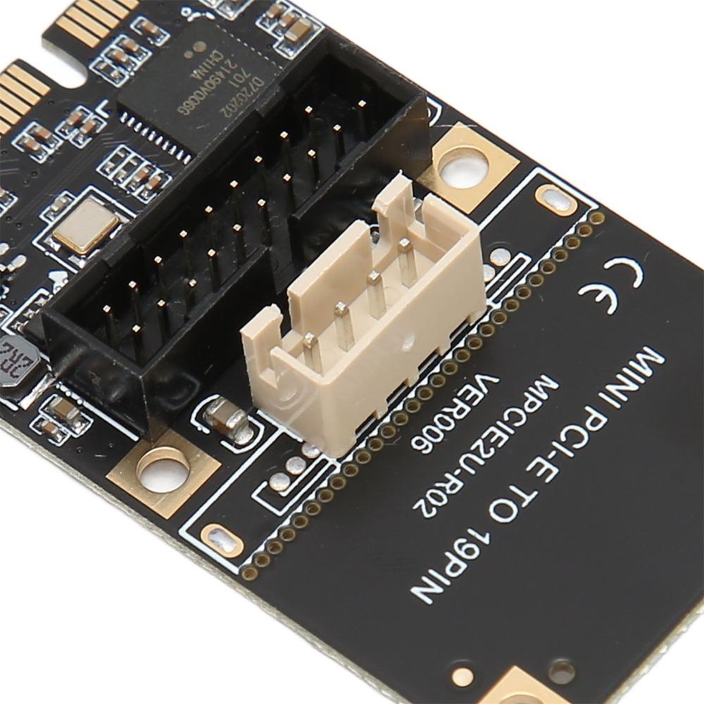 Plug and Play Mini PCIE zu USB3.2 Erweiterungskarte PCIE Erweiterungskarte für Windows XP 7 8 10 11