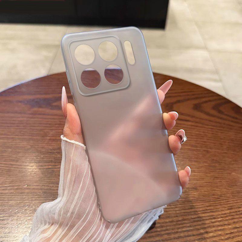 Luxury Minimalism Translucent Soft TPU Phone Case For Xiaomi 15T Pro 15 Ultra 14 17 Pro Max Magneic Anti-drop Protect Slim Cover
