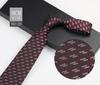 Men'S Tie 8Cm Dress Gentleman'S Suit Shirt Burgundy Wedding Groom Pattern Hand Wear Business Tie