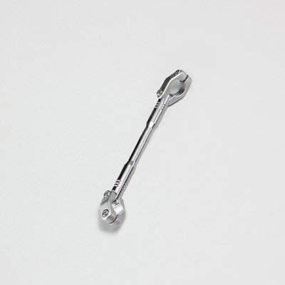 HURRICANE Handle Brace for Inch Slim XS Chrome Plated HB0678C 7/8 Handlebars, Type, Size, 200mm, & Silver,