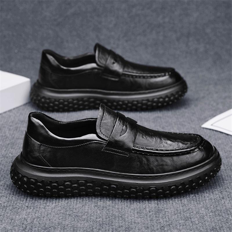 

Autumn New High Quality Men Shoes Fashion Anti Slip Casual Shoes Men S Loafers Business Versatile Comfortable Leather Shoes 44