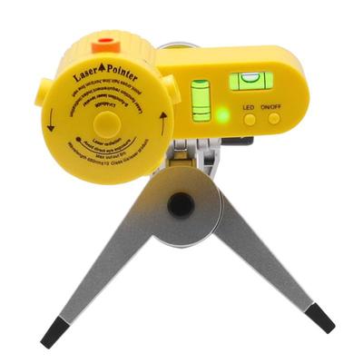 Poziomica laserowa, obrotowa z wkładką statywu, linijka laserowa cztery w jednym do użytku domowego.