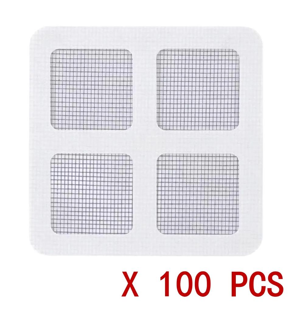 5/10/20/50/100Pcs Disposable Floor Drain Sticker Shower Hair Catcher Cover Sink Strainers Hair Filters Bathtub Mesh Sticker