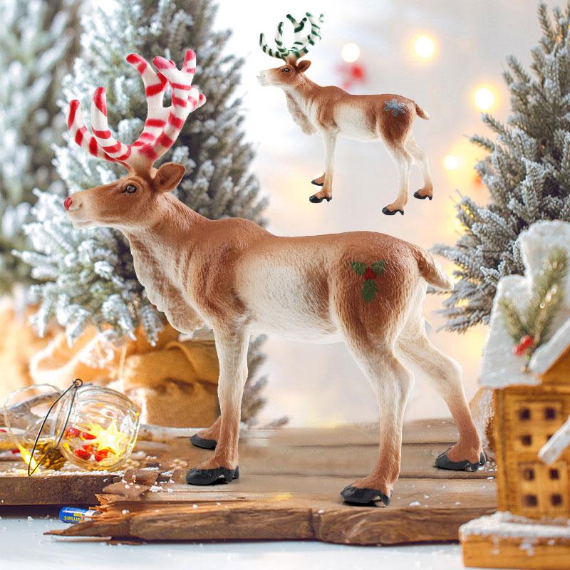 Weihnachtsschmuck, solide Simulation, Tiermodell, Weihnachten, Rentier, Elch, Weißwedelhirsch, Spielzeug