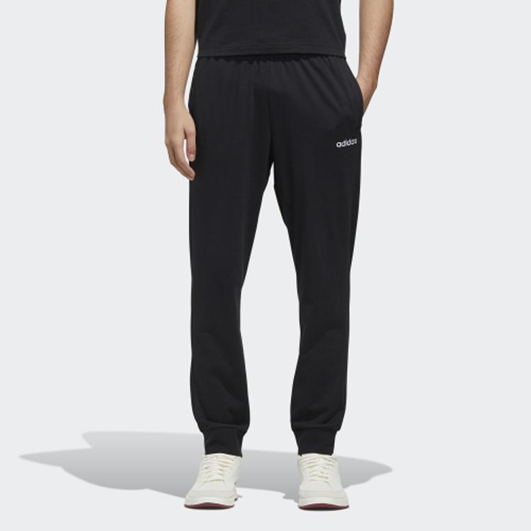 Adidas Essentials SJ Jogger Pants Men Bottoms Black FM4346