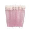 Disposable Crystal Rod Lip Brushes - 50 Pack: Portable Lipstick & Lip Gloss Applicators