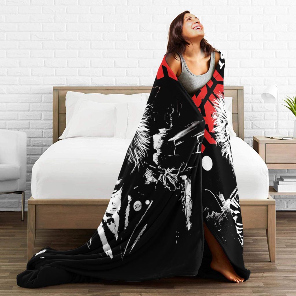 Deka pro členy kapely I-Iron M-Maidens Tour 2025 na pohovku Měkká huňatá plyšová deka Více velikostí Přehozy na postel pro všechna roční období