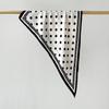 Twill Light Luxury High Sense Simulation Silk Headscarf Waist Triangle Scarf Silk Scarf Multi-Function
