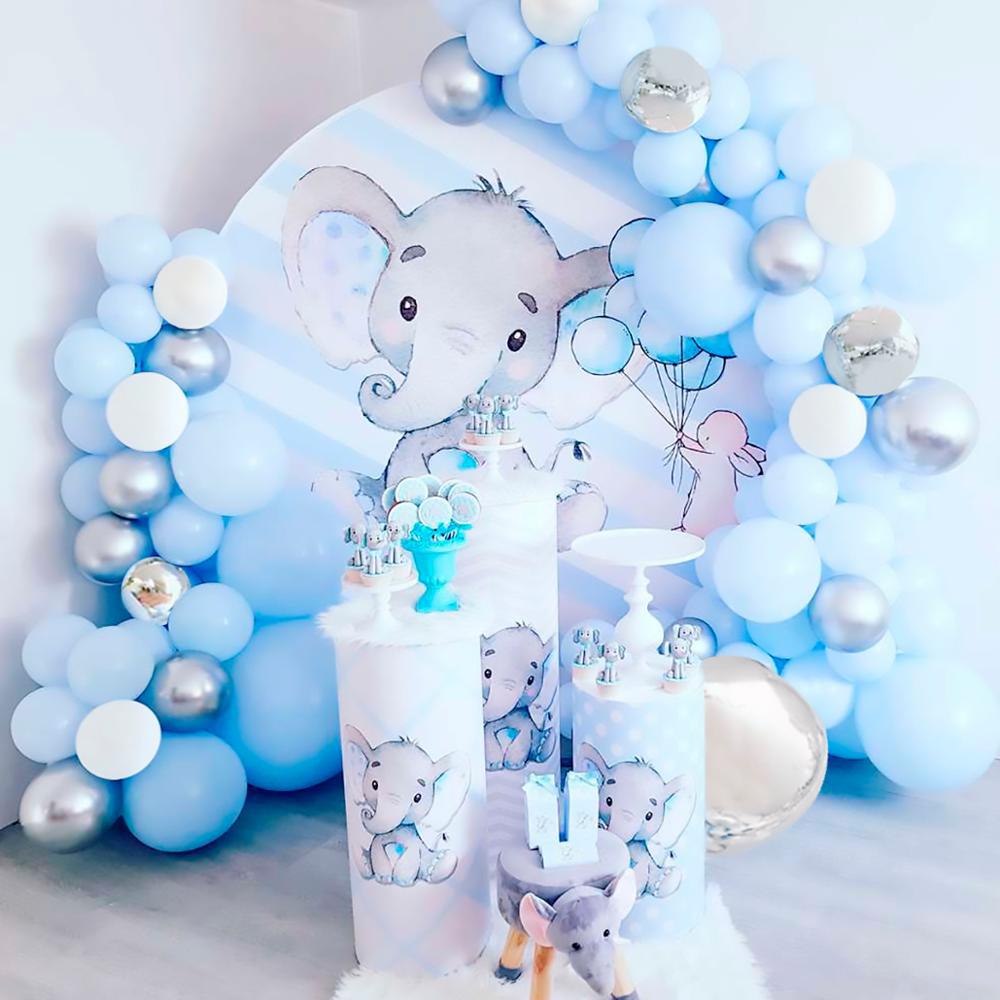 Macaron Blue Ocean Set Balloon, Wedding Birthday Party, Balloon Chain Set Decoration