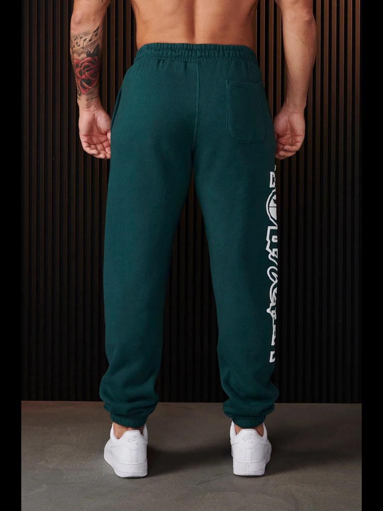 YOUNGLA Men's Cotton Printed Joggers - Gym, Sports, Casual Sweatpants