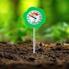 Compost Soil Thermometer Gardening Tool Planting Composting Guide with Probe Green
