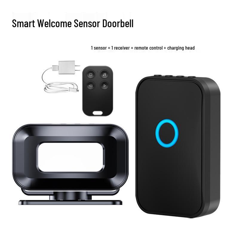 Welcome To the Sensor Entry Shop: Voice Prompt Greeter and Charging Split Doorbell Device.